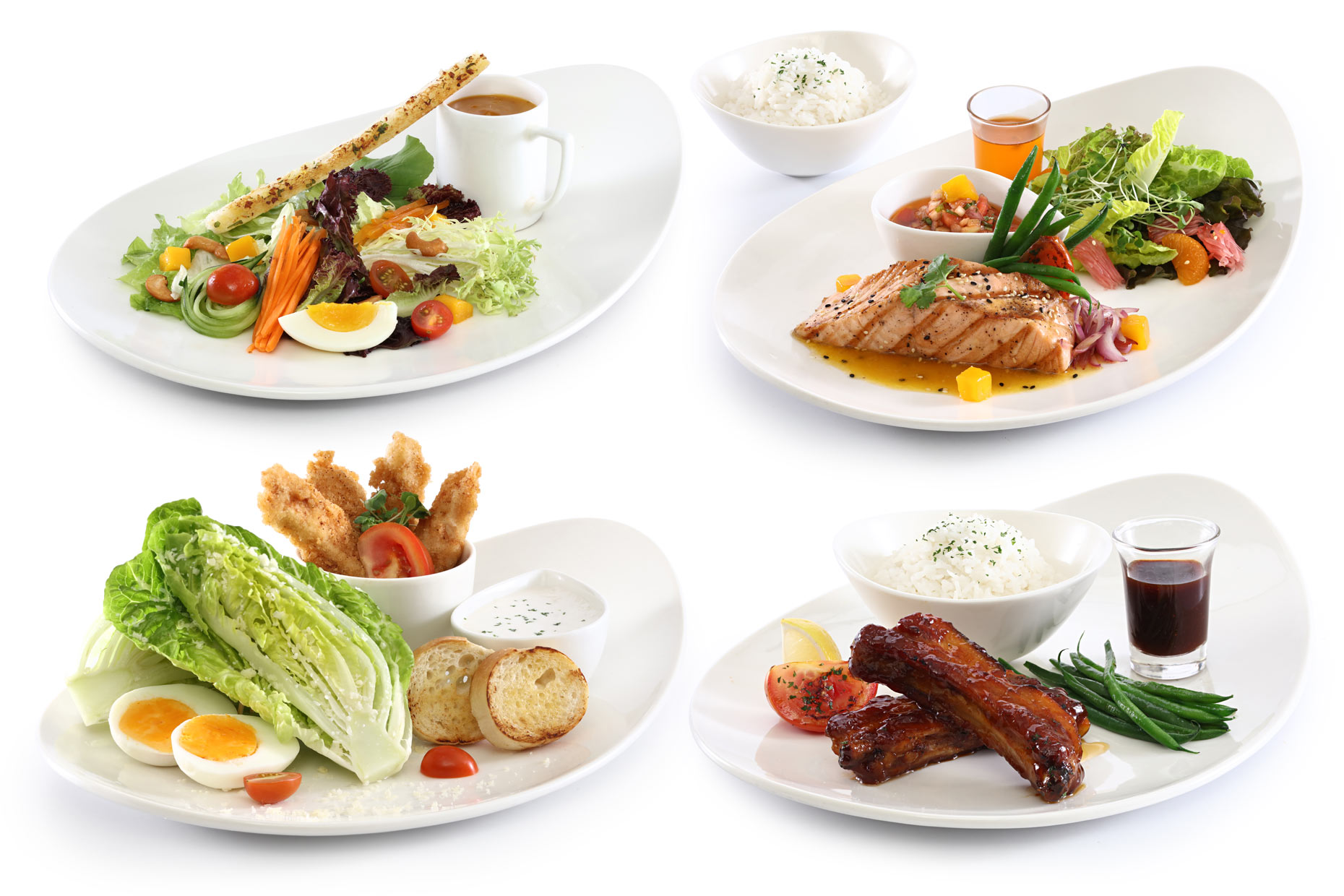 dishes on white, studio work for restaurant in Vigan