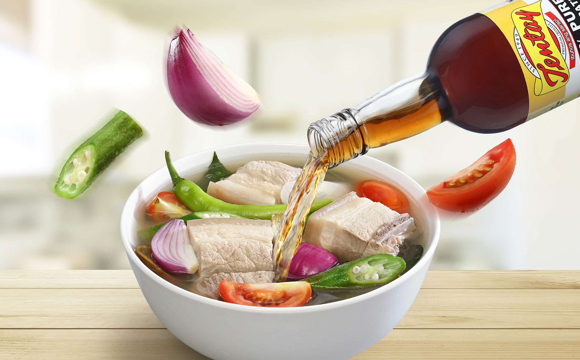 food shoot for Tentay Patis fish sauce